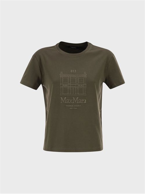 T-shirt in cotone con logo S' MAX MARA | 2619971021600009